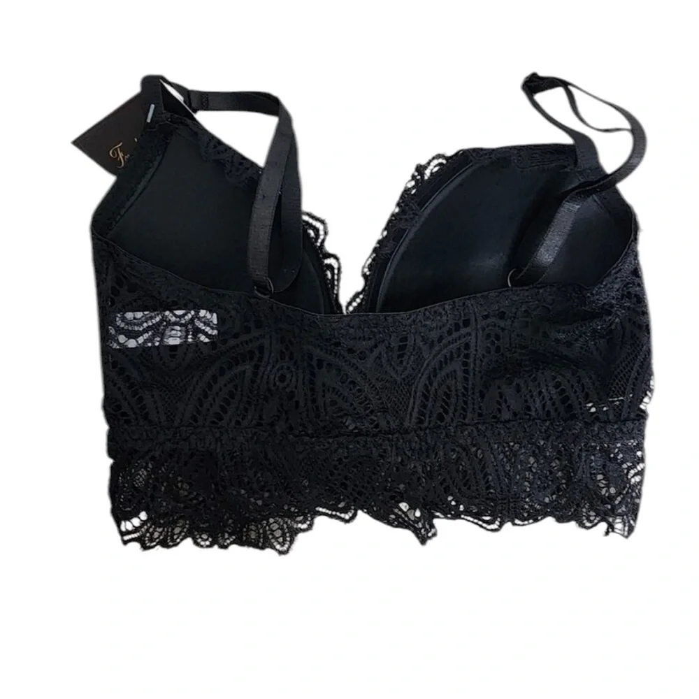 Frederick’s of Hollywood black lace bralette